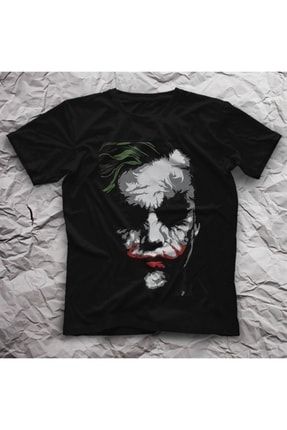 Joker Siyah Çocuk Unisex Tişört T-shirt 7377WCT
