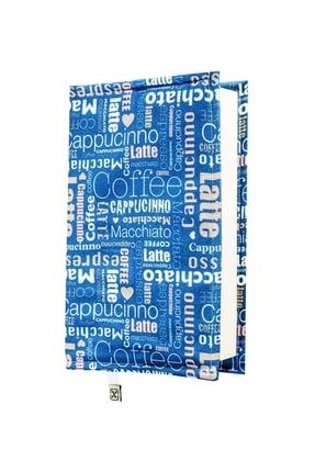 Coffe Desenli Yıkanabilir Su Geçirmez Kitap Kılıfı M 21×31 Cm STL00007000