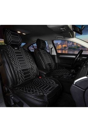 Fiat Egea Uyumlu Premium Ortopedik Oto Koltuk Kılıfı 5'li Set Ön Arka Koltuklar egearoyal