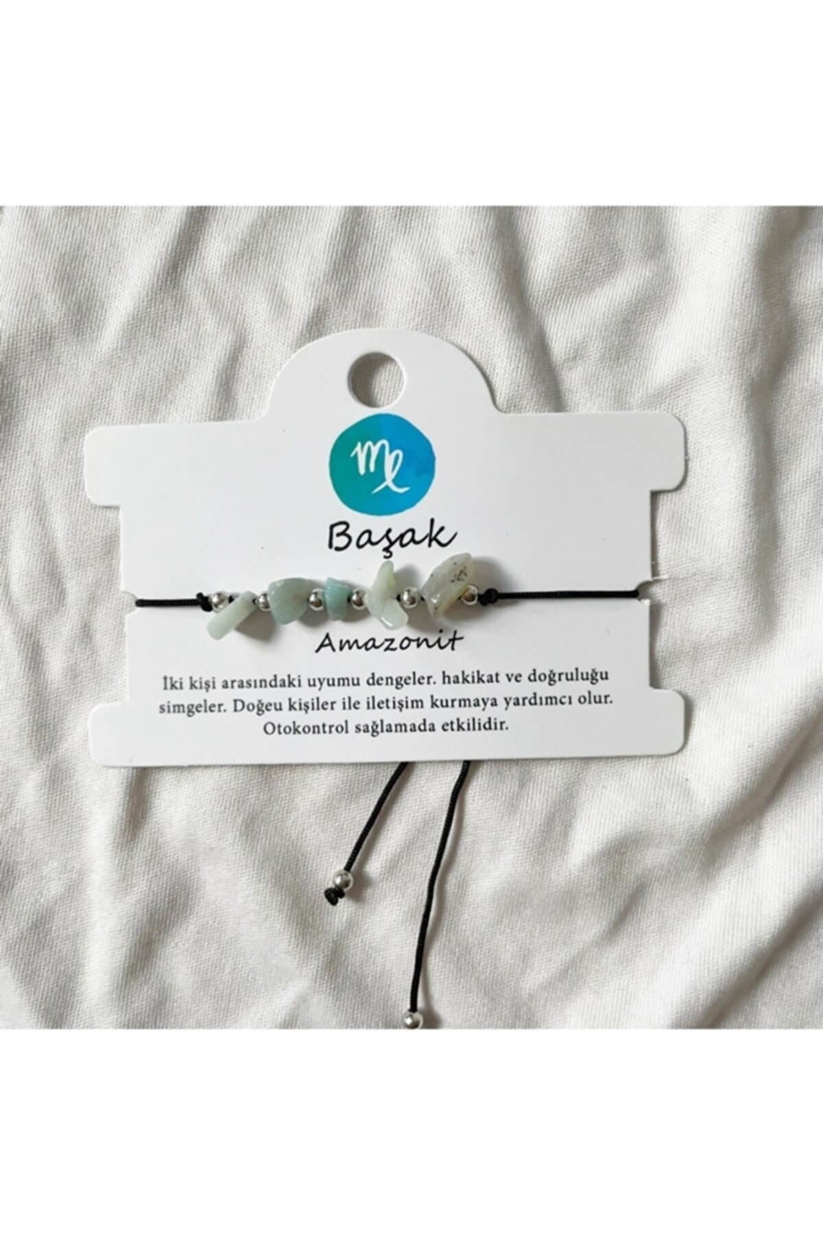 Natural Stone Horoscope Bracelet And Anklet Virgo Sign Amazonite Stone