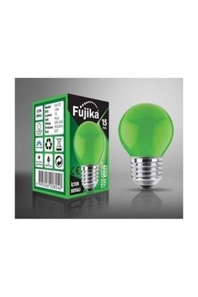 15 Watt Renkli Gece Lambası Ampulü Yeşil Renk Fujika-Y