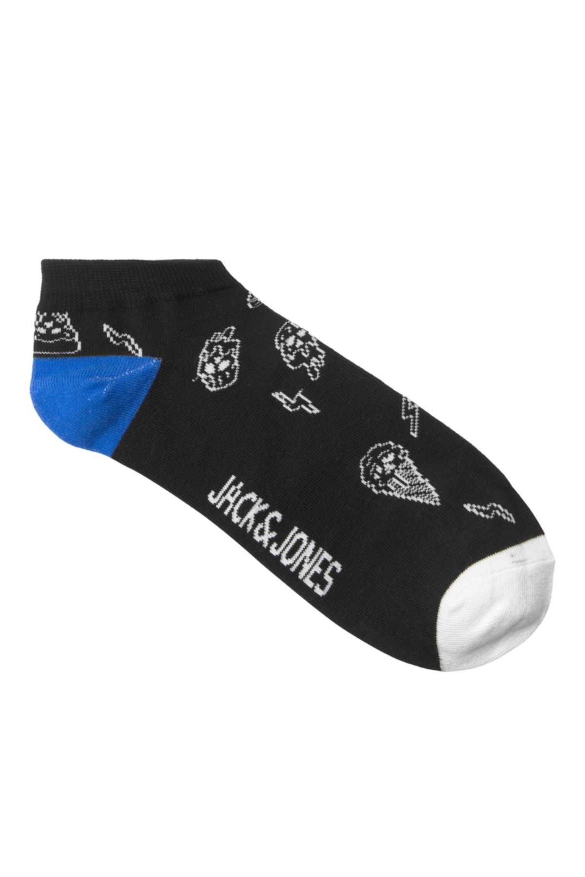 Jack & Jones Jack Jones Flash Food Short Sock Erkek Siyah Çorap 12209456-02