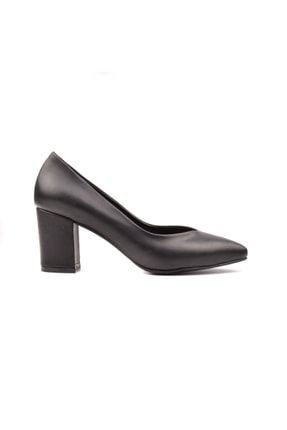 Siyah Kadın Topuklu Ayakkabı HBGB7161-SİYAH