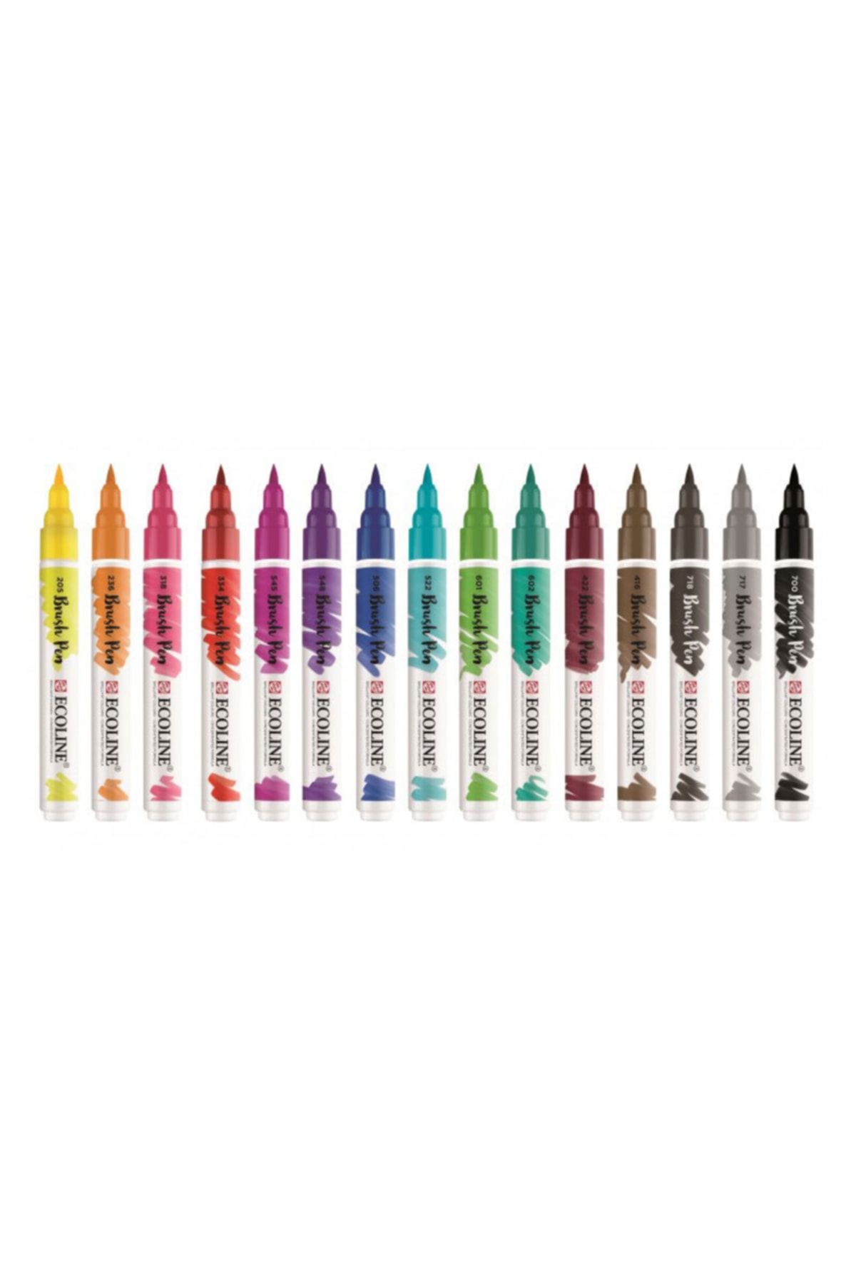 Talens Ecoline Suluboya Brush Pen 60'lı Set Tüm Renkler