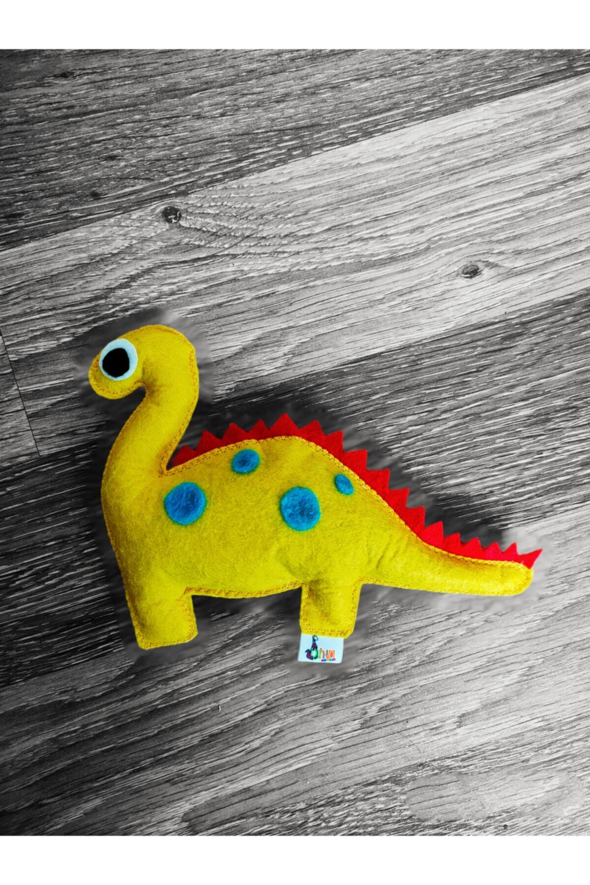 Dino-Catnip (CAT NANELI) Cat & Small Dog Toy Yellow Difficult 3