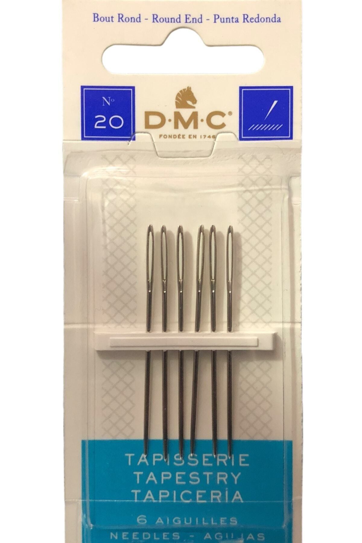 Dmc-Tapestry & Cross Stitch Needle No: 20 Tapestry 1