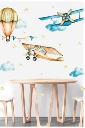 - Gökyüzü Eğlencesi Dekoratif Çocuk Odası Duvar Stickerı DWS-135