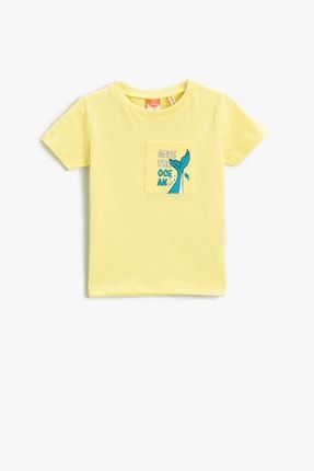 Erkek Bebek Sarı T-Shirt 2SMB10038TK