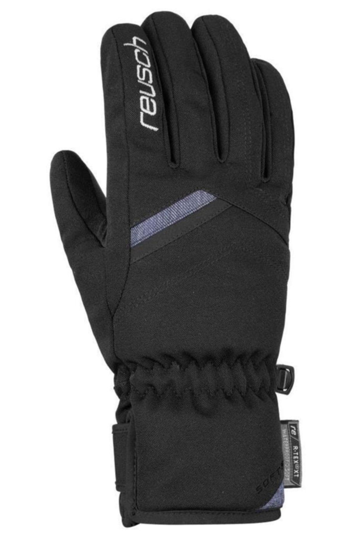 دستکش اسکی زنانه CORAL R TEX XT SOFTSHELL سیاه آبی Reusch