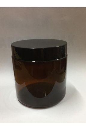500 Cc Amber Pet Kavanoz - Plastik Krem Pomat Kutusu - 10 Adet 500 cc amber kutu 10lu