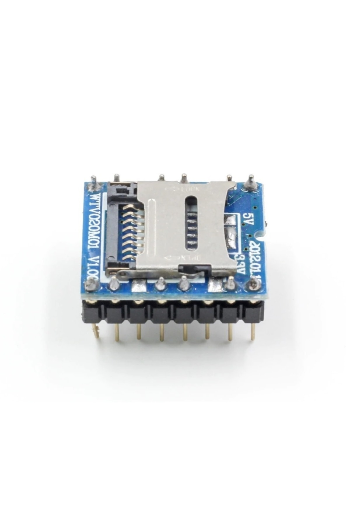 Wtv020 Mini Mp3 Wav Player Modülü Micro Sd 1g Tf Kart Ses Müzik Çalma Kartı16 Bit Pwm Dac 3w 2