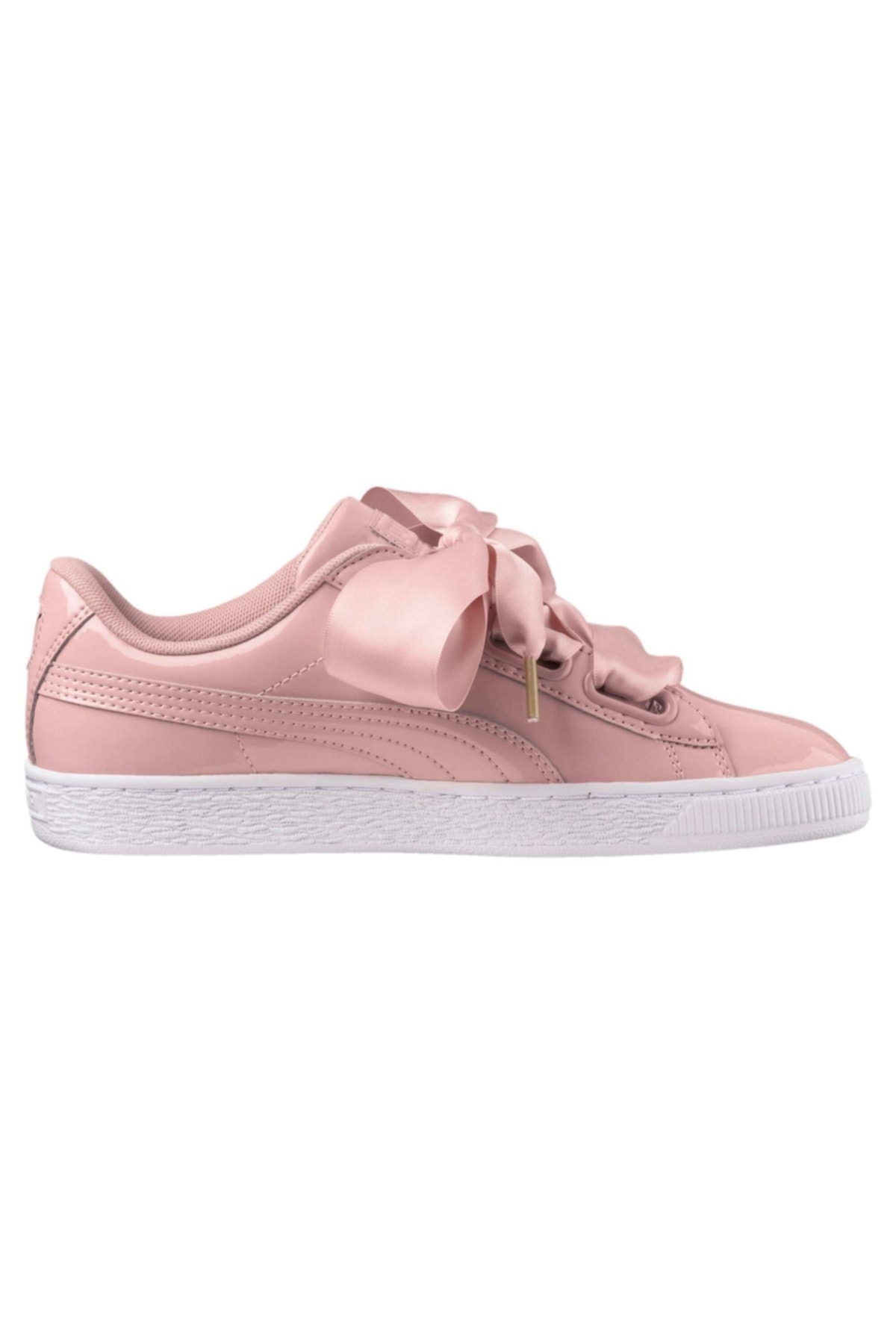 puma basket heart patent rosa