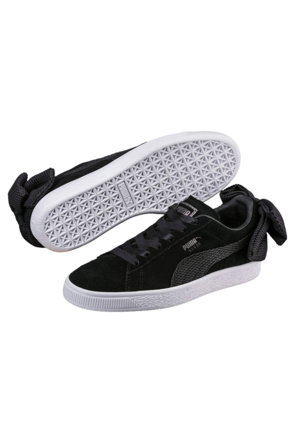 Puma SUEDE BOW UPRISING WN S Siyah Kad n Sneaker Ayakkab 100352520