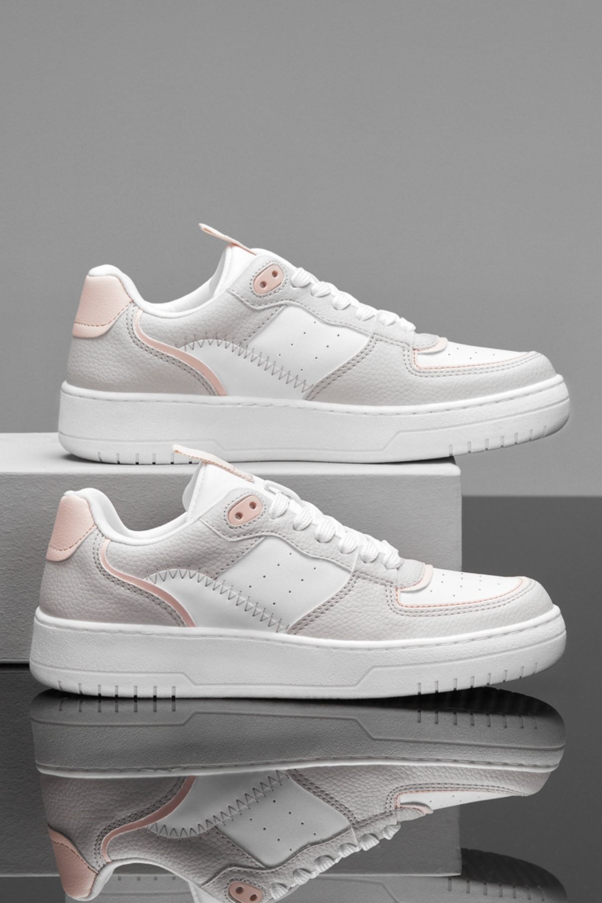 DARK SEER-Ds Alley White Powder Damen-Sneaker 3