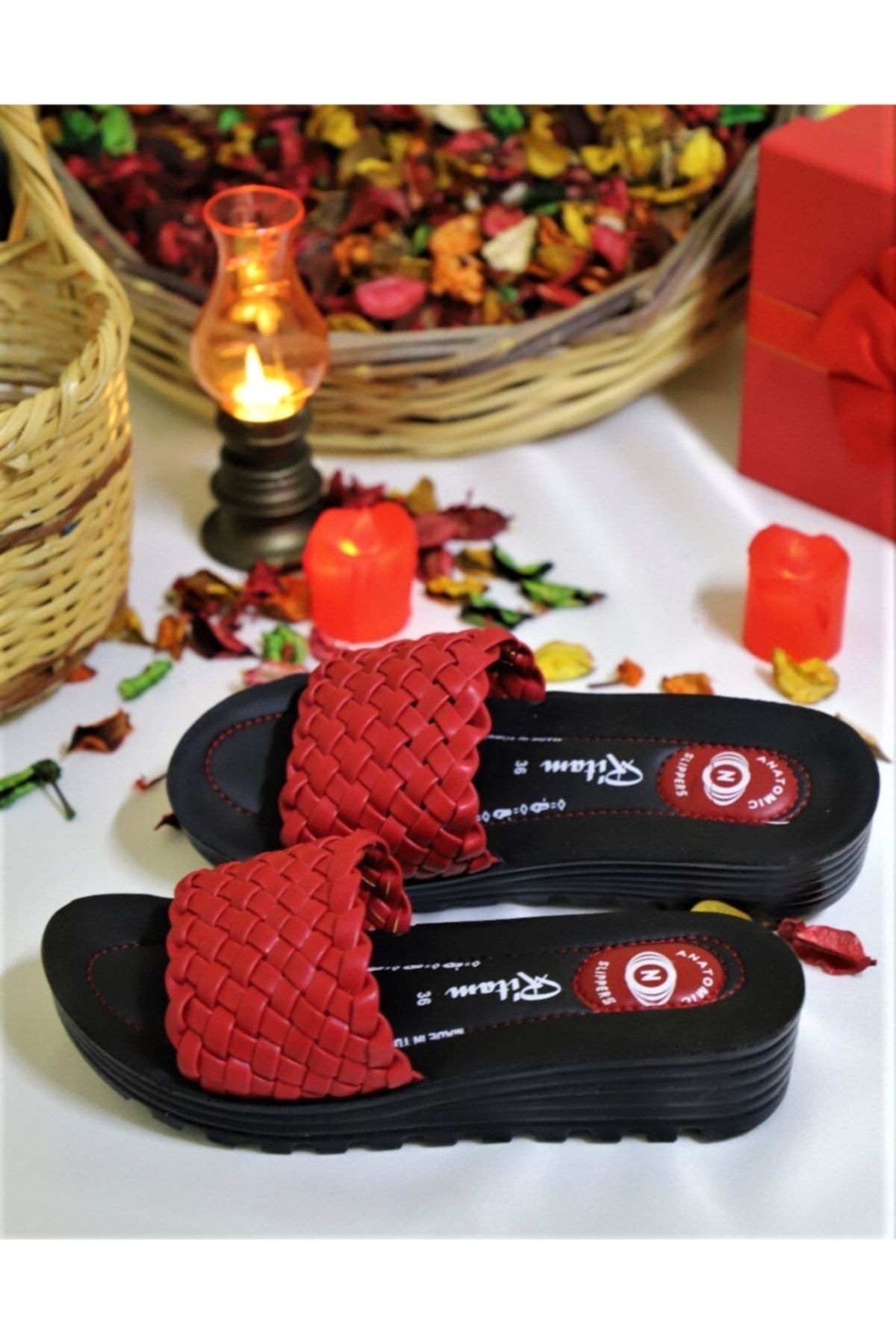 YILDIRIM AYAKKABICILIK Wicker Women s Daily Slippers Travel