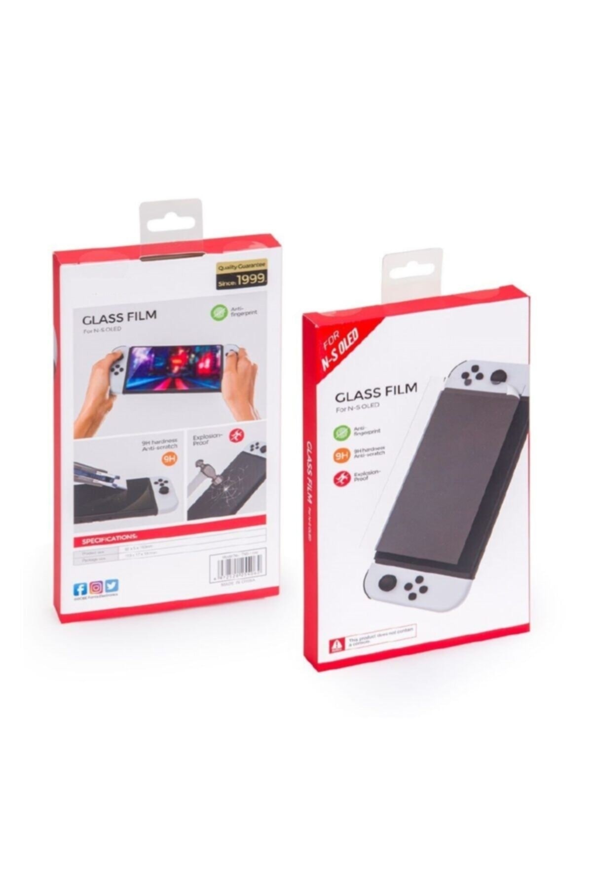 Seri-1 Temperli Nintendo Switch Oled Cam Ekran Koruyucu 4
