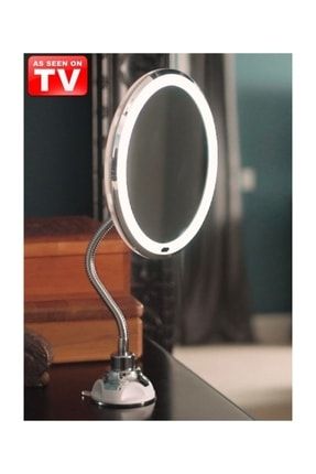 Led Işıklı Makyaj Aynası Esnek 10x Büyüteçli LXAYN01