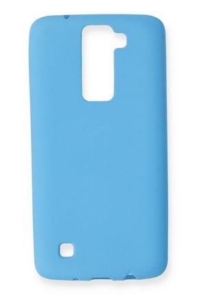 K8 Kılıf Premium Ultra Ince Renkli Dayanıklı Silikon - Mavi premium-silikon-lg-k8