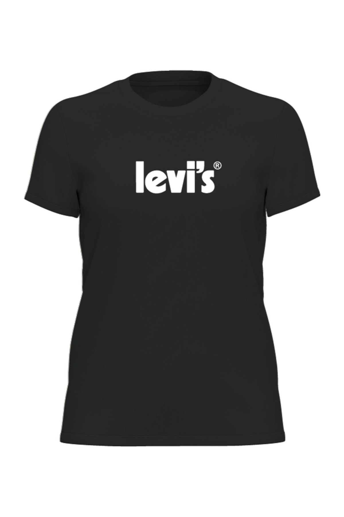 Levi's تی شرت زنانه A2086-0103 The Perfect Tee - لوگو پوستر فصلی خاویار T2