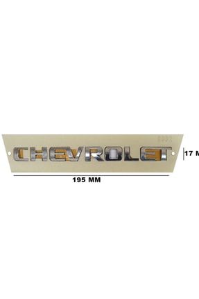 Chevrolet Captiva Bagaj Yazı Amblem 195 Mm - 17 Mm OTOCOMFORT286