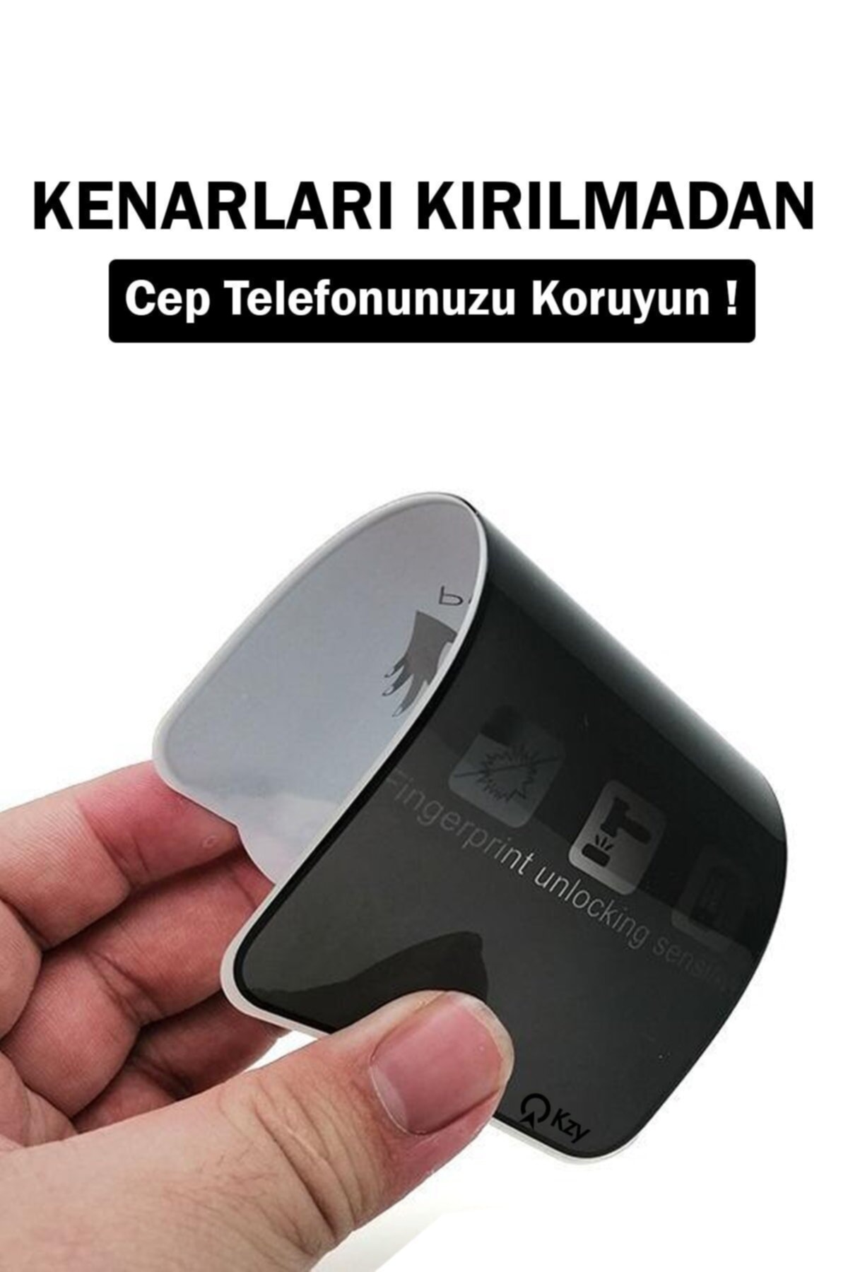 Iphone 12 Mini Uyumlu Tam Kaplayan Mat Seramik Nano Esnek Hayalet Ekran Koruyucu 3