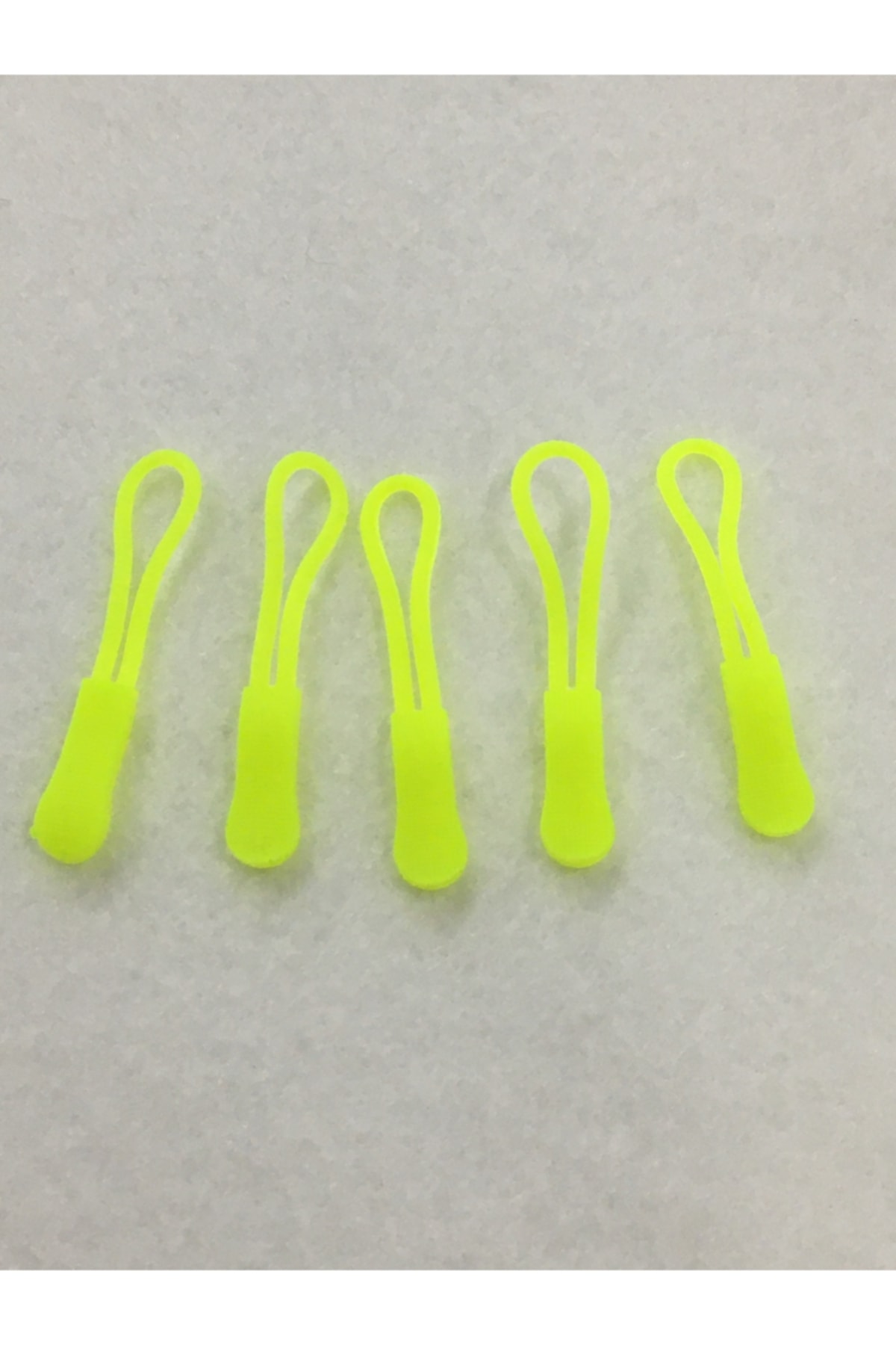 Zipper Pull String 10 Piece Set Neon Green