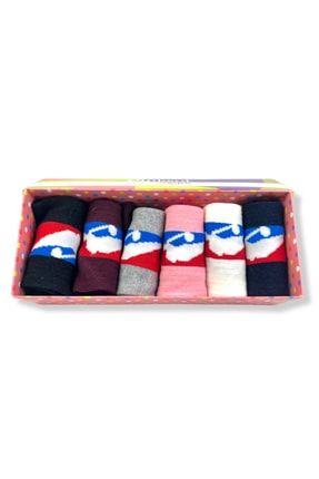 Unisex 6'lı Nba Desenli Renkli Çorap Set çorap51
