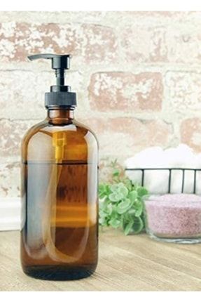 Amber Cam Şişe Sıvı Sabun El Sabunu Bulaşık Deterjanı Şampuan Duş Jeli Losyon Çeşitleri 500ml 1 Adet