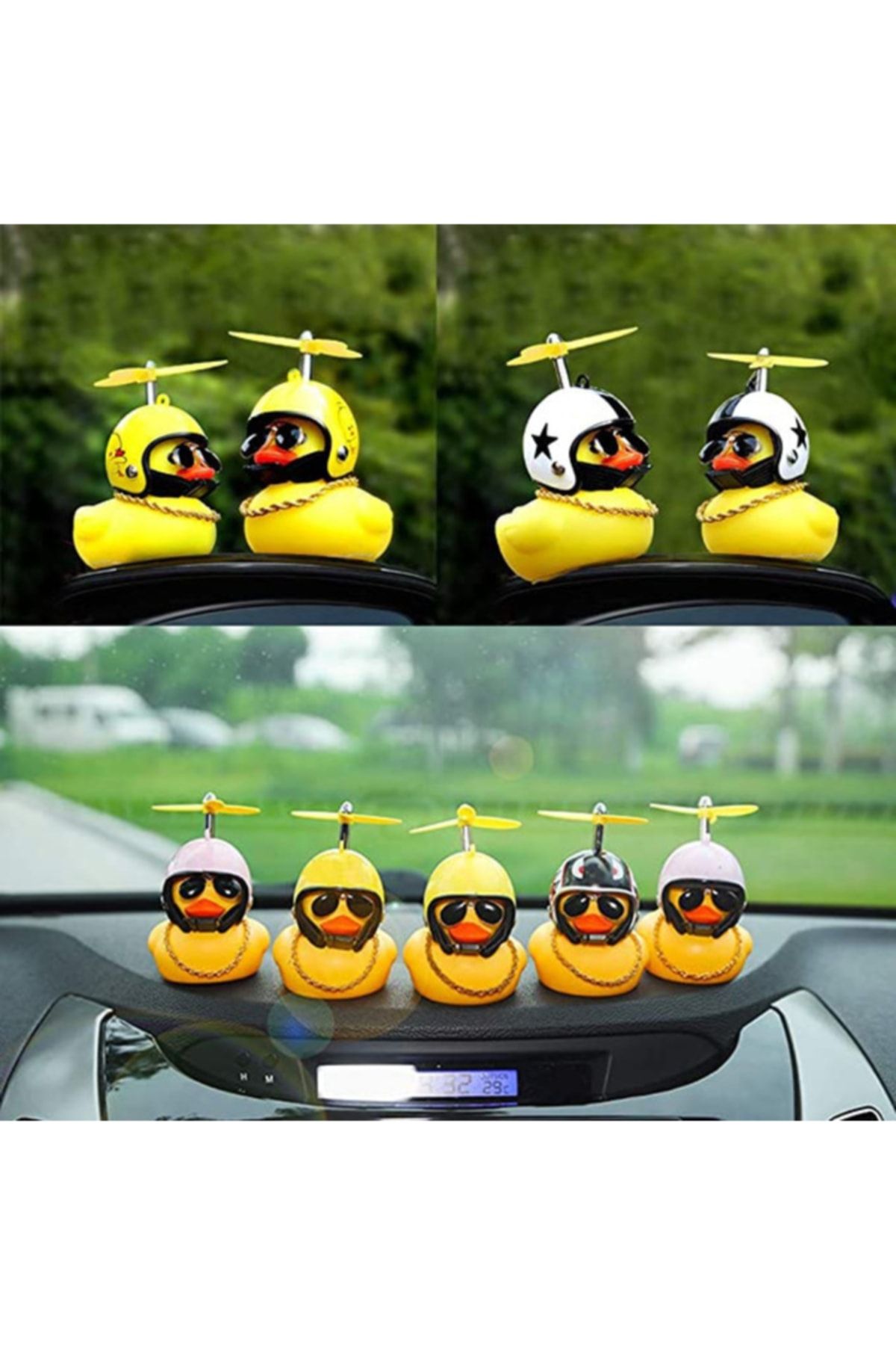 ROTA-Duck SpongeBob Patterned Vehicle Torpedo Ornament with Helmet - Magnificent SpongeBob Patterned Torpedo Ornament 4