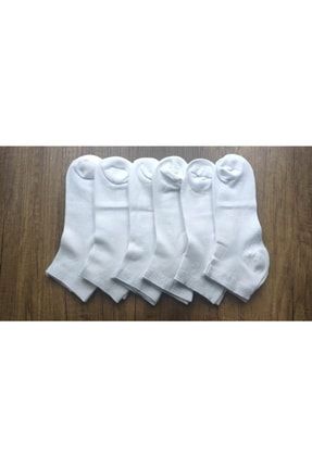 Kadın 6 Çift Modal Dikişsiz Patik Çorap Esnek ercey11021