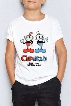 Cuphead Çocuk Tişört T-shirt Mr-03 PRA-5790711-170680