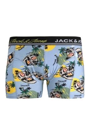 Jack Jones Erkek Iskelet Desenli Boxer 12210102