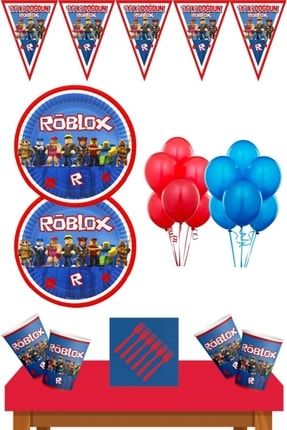 Roblox Parti Malzemeleri 8 Kişilik Ekonomik Set PRA-5806339-9593