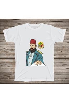 Sultan Abdülhamid Han Ve Osmanlı Arması Tişörtü tbtisort1