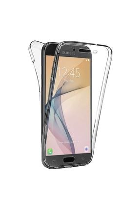 Samsung Galaxy J7 Prime Kılıf, 360 Çift Taraflı Silikon Şeffaf CU14757-SFF