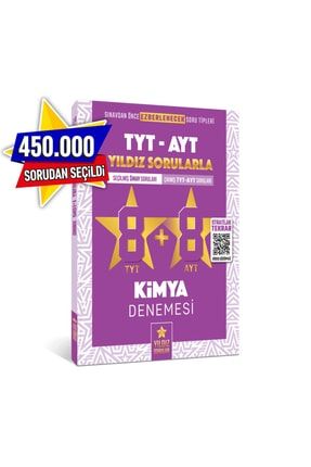 Yıldız Sorular Tyt Ayt Kimya 8+8 Deneme 9786257332767