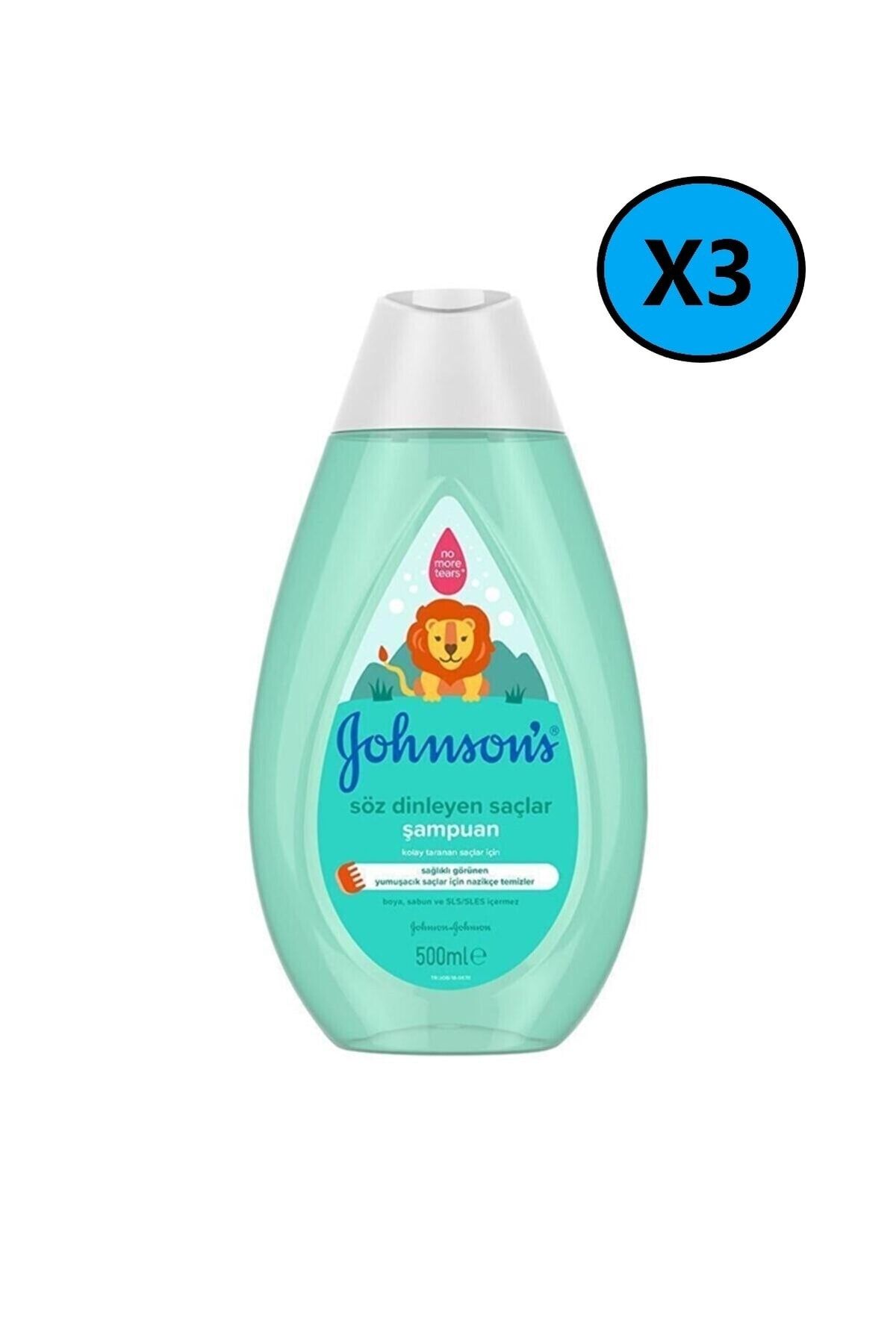 Johnson´s Baby-شامبو جونسون بيبي كريم للشعر الذي يسمع الوعد 500 مل × 3 قطع 1