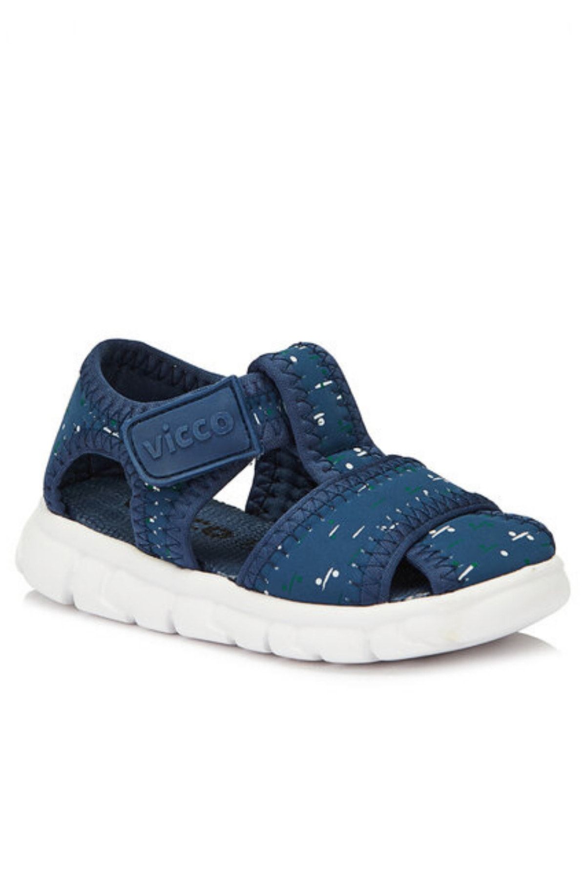 Bumba Ii Boy Child Blue Light Baby Booties صندل فیله 332.b22y.306-04 22/35 -1 Vicco