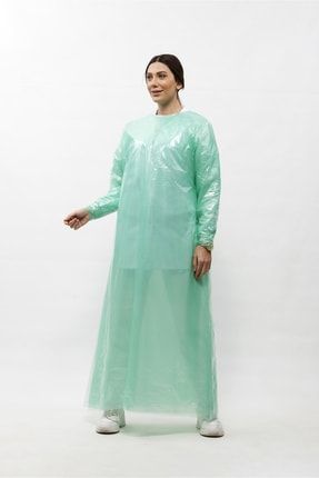 Tek Kullanımlık Elbise / Önlük 50’li Kutu Green Veteriner Doğum - Üretim - Laboratuvar Elbisesi RV844