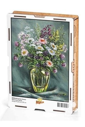 Papatya Vazosu Ahşap Puzzle 1000 Parça (nt09-m) 482462