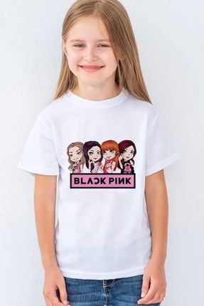 Blackpink Baskılı Unisex Çocuk Tişört T-shirt Mr-15 PRA-5800698-000494