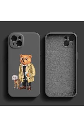 Iphone 13 Uyumlu Cool Teddy Lansman Silikon Kılıf Kapak BilişimAkademi-Teddy-13-100