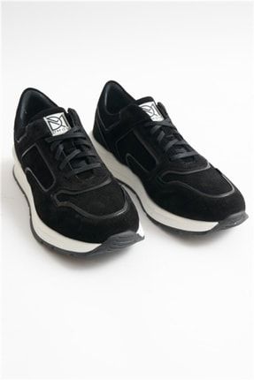 Macy Hakiki Siyah Deri Erkek Ayakkabı DM10006