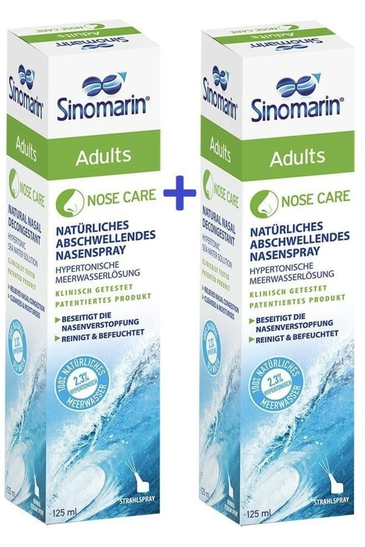 Genel Markalar Sinomarin Adults Yetişkinler Için Deniz Suyu 125 Ml 2 Adet