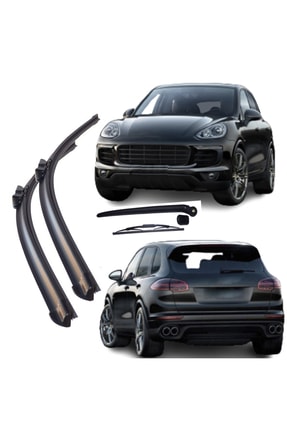 CRN Porsche Cayenne Arka Ve Ön Silecek Seti 2010--2018