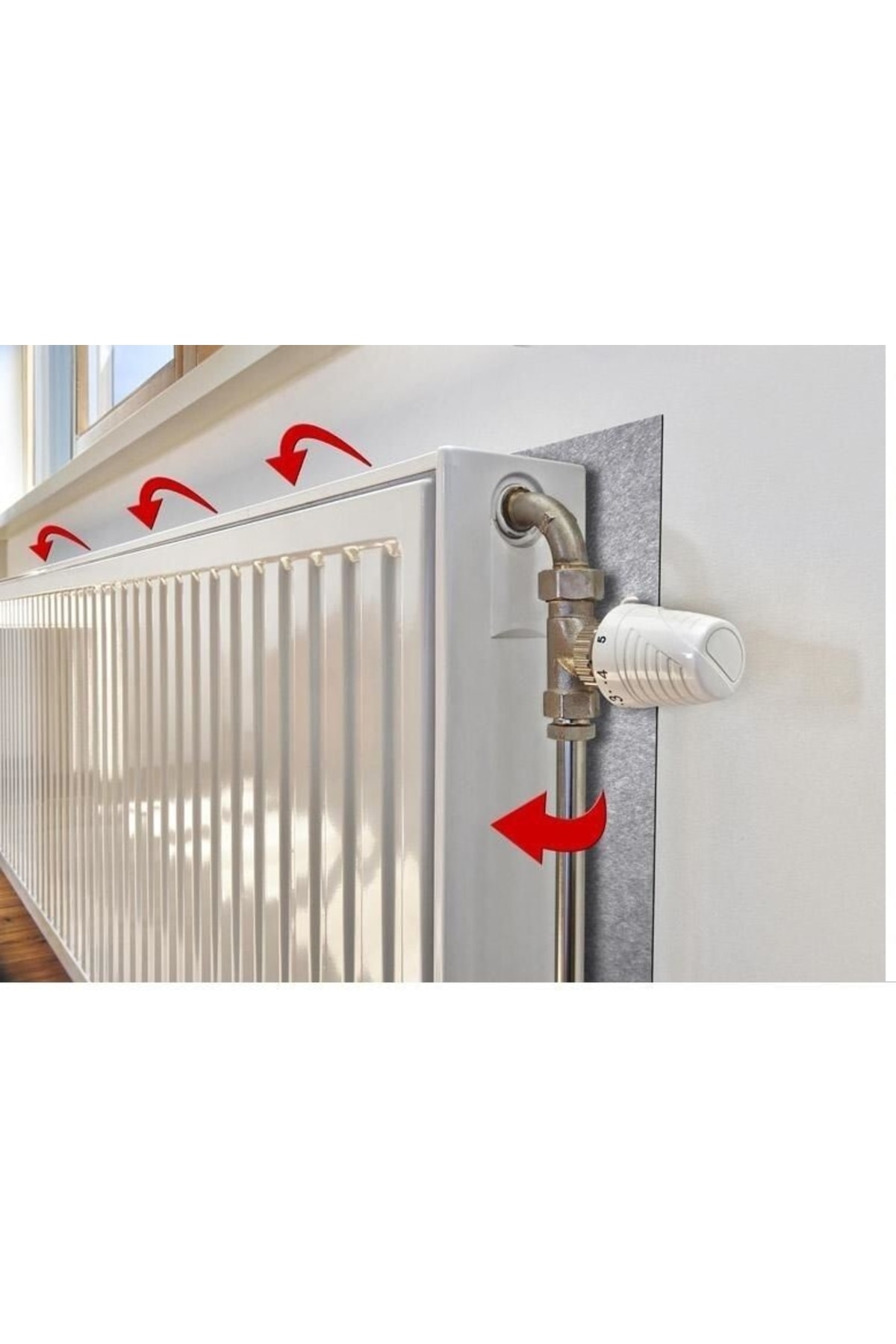6 Pieces Heat Insulation Board Behind the Honeycomb Heat Insulation Board Behind the Heater 3mm