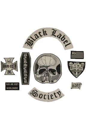 Black Label Society Sırt Patch Set 9 Parça BLS-PATCH-SET