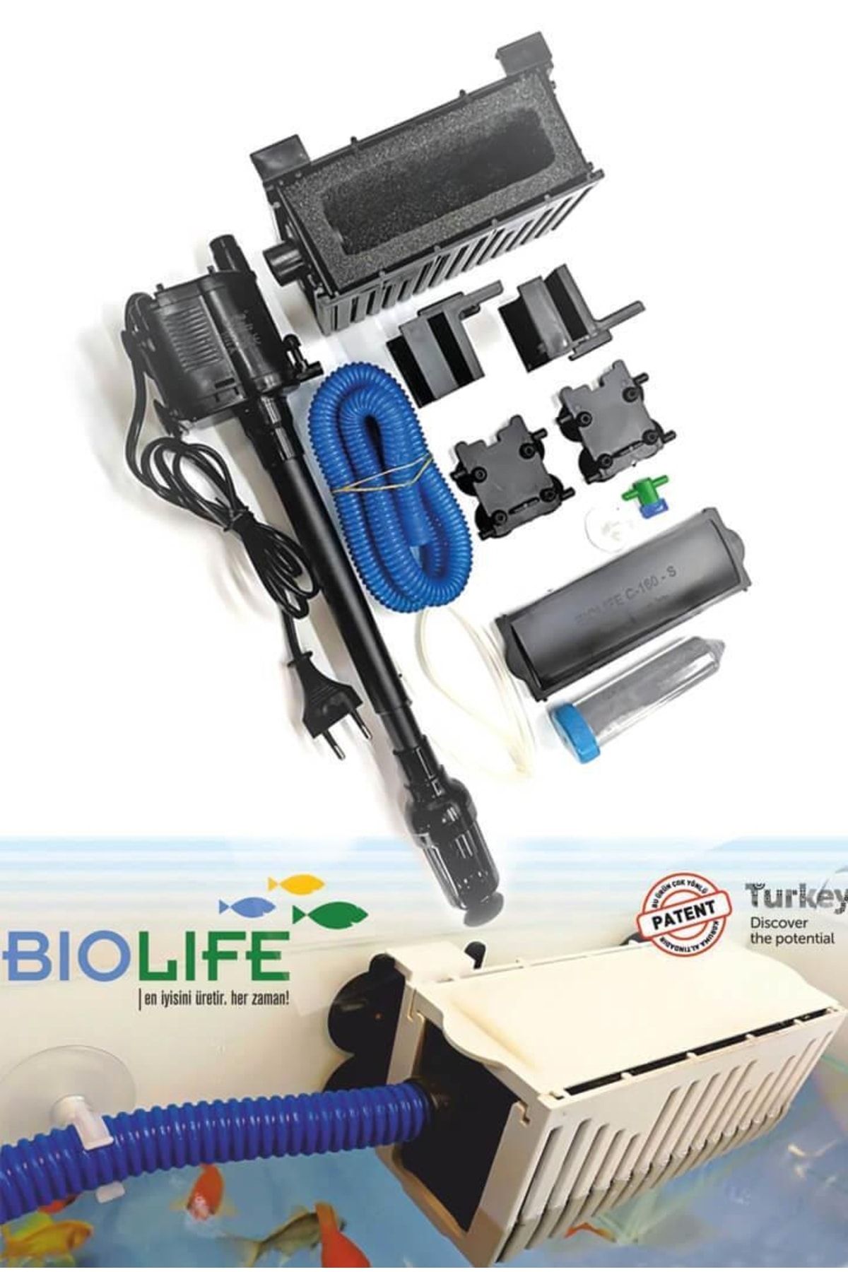 Biolife Yeni C-160 - S Wp-1990 15 Watt 1000 L/h Motorlu - Tekli F