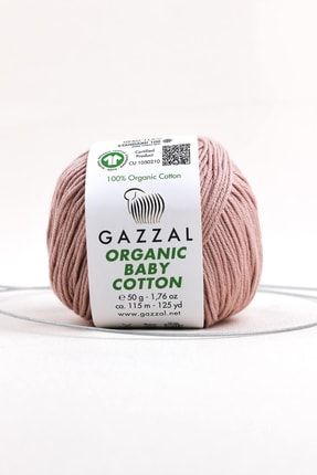 Organıc Baby Cotton 50 gr %100 Organik Pamuk El Örgü Ipligi Taka Yarn (416 Obc) GazzalOBCTakaTek