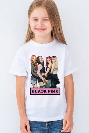 Blackpink Baskılı Unisex Çocuk Tişört T-shirt Mr-09 PRA-5800443-627943